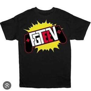 FGTeeV Black Gaming T-Shirt Youth small
